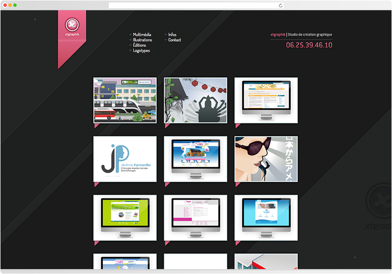 Site du studio xtgraphik