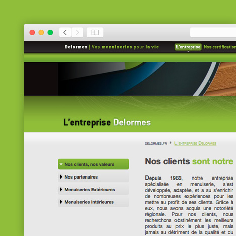 Site Internet Delormes