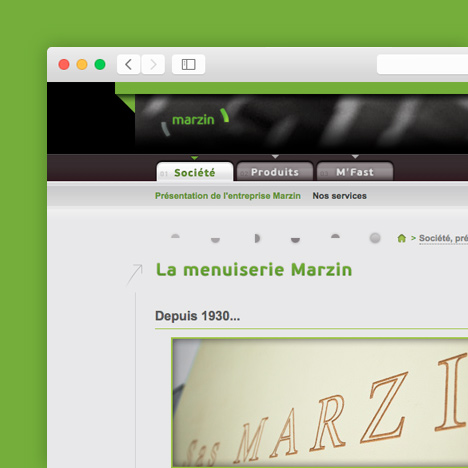 Site Internet Marzin